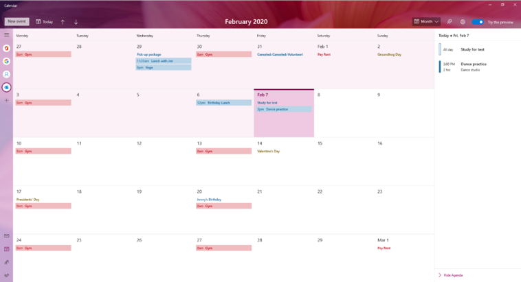 Windows Mail and Calendar app icon