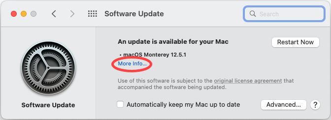 Choose "Update Now" to check for any available software updates.
Follow the prompts to install the updates if there are any.