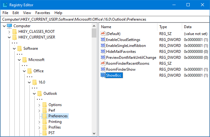 Delete the "Data" and "Options" keys
Close the registry editor
