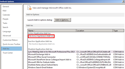 Disable any add-ins that are not essential for Outlook to function
If the issue persists, remove the add-ins completely
