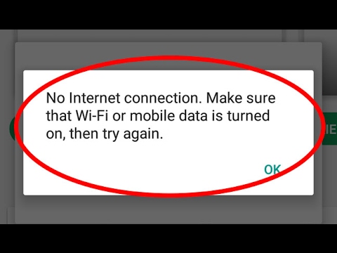 Ensure that your Wi-Fi or Mobile Data is turned on.
Try opening other apps or websites to check if your internet connection is working.