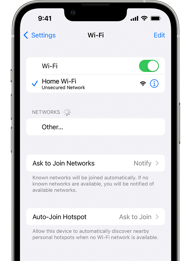 Make sure your iPhone and computer are connected to the same Wi-Fi network.
Ensure that your Wi-Fi network is stable and working properly.