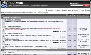 Online discussion forum