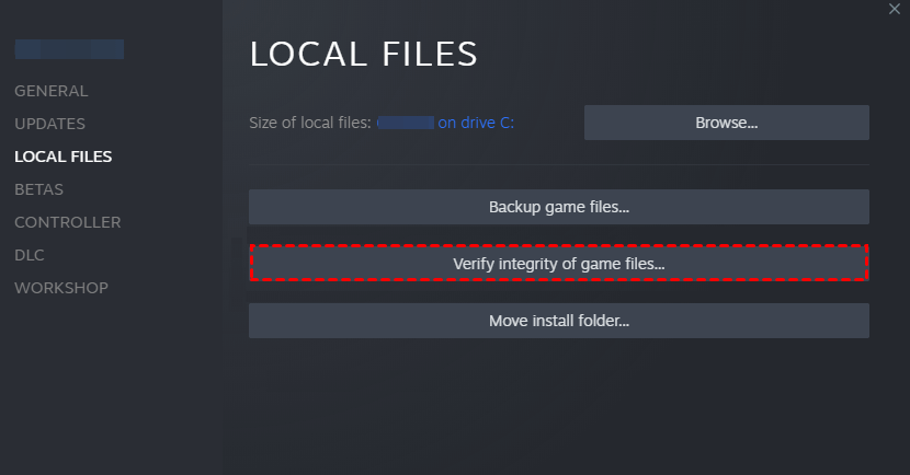 Open your game library and select Fall Guys.
Select "Properties" and then "Verify Integrity of Game Files."