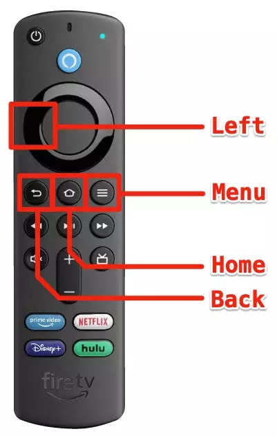 Press and hold the Home button on your Firestick remote.
Select "Settings" from the menu.