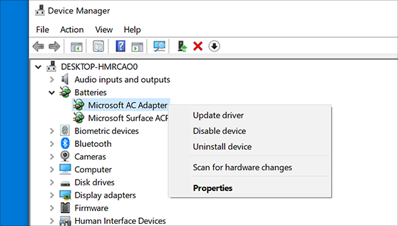 Right-click on the faulty network adapter and choose "Update driver" or "Uninstall device".
If updating the driver, follow the on-screen instructions to download and install the latest driver from the manufacturer's website.