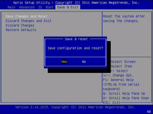 Save changes and exit the BIOS settings.
Allow the computer to boot from the USB repair drive.