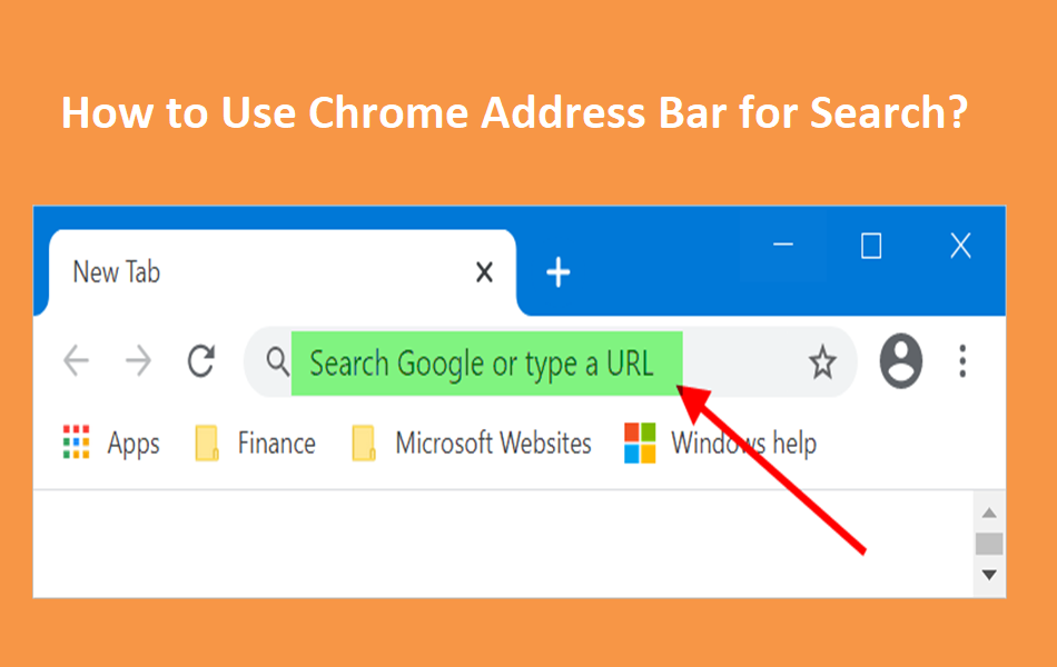 Save time by quickly accessing and entering web addresses
Improve usability with a visible address bar in Chrome