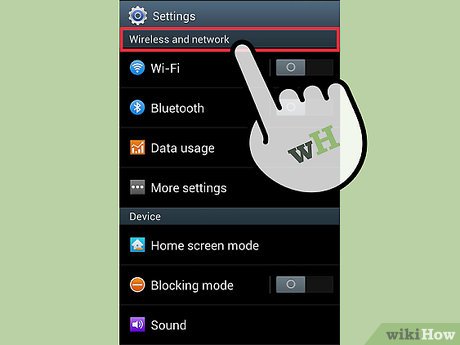 Step 1: Open the settings menu on your device.
Step 2: Look for the "Bluetooth" option and tap on it.