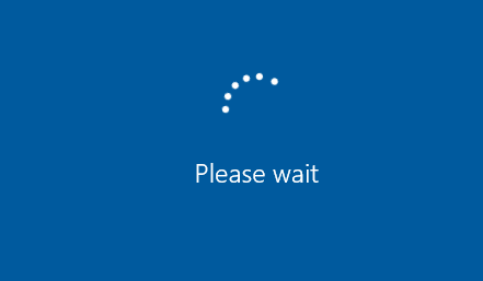 Wait for the process to complete and follow any on-screen instructions.
Restart your computer and check if the "Please Wait" screen issue is resolved.