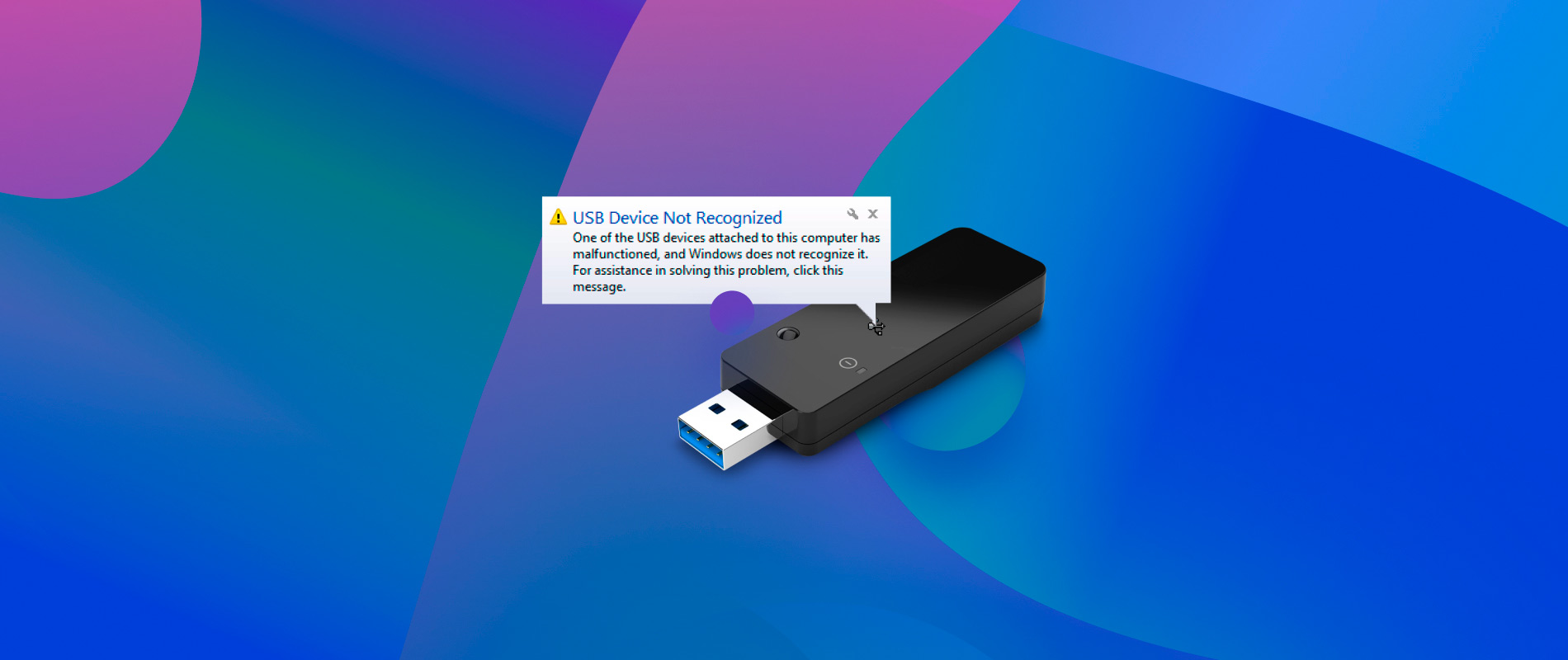 Windows will automatically reinstall the USB drivers.
Check if the USB device is recognized.